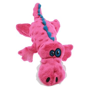 GoDog Gators Dog Toy - Pink