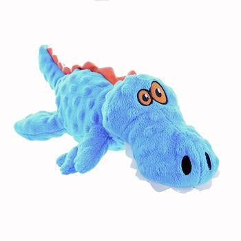 goDog Just for Me Gator Dog Toy - Blue