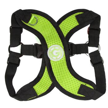 Gooby Comfort X Step-In Dog Harness - Lime Green