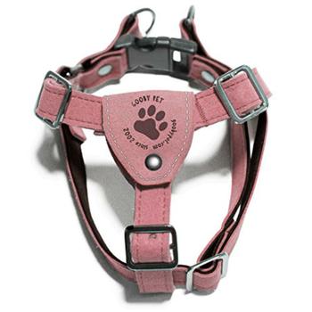 Gooby Luxury Step-In Dog Harness - Pink