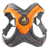 Gooby Trekking Step-in Memory Foam Dog Harness - Mandarin Orange