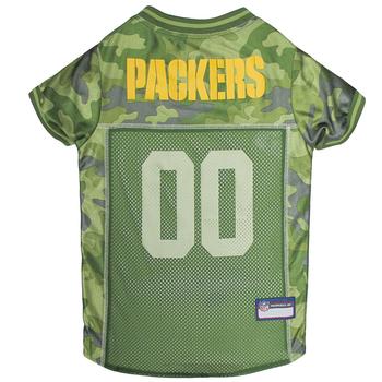 Green Bay Packers Dog Jersey - Camo