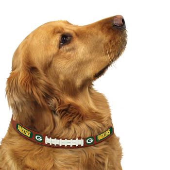 Green Bay Packers Leather Dog Collar