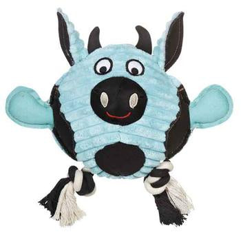 Grriggles Free-Range Friend Dog Toy - Cow