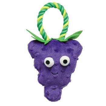 Grriggles Happy Fruit Rope Tug Dog Toy - Grapes