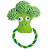 Grriggles Happy Veggies Rope Tug Dog Toy - Broccoli