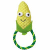 Grriggles Happy Veggies Rope Tug Dog Toy - Corn