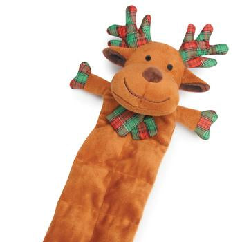 Grriggles Holiday Squeaktacular Dog Toy - Reindeer