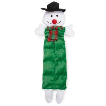 Grriggles Holiday Squeaktacular Dog Toy - Snowman
