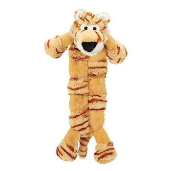 Grriggles Safari Squeaktacular Dog Toy - Tiger