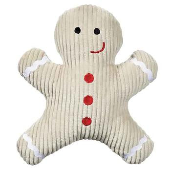 Grriggles Scented Gingerbread Man Dog Toy - Almond