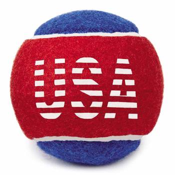 Grriggles Stars and Stripes Tennis Balls Dog Toy