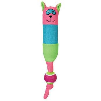 Grriggles Tennis Triplets Dog Toy - Raccoon