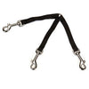 Guardian Gear 3-Way Coupler Dog Leash - Black