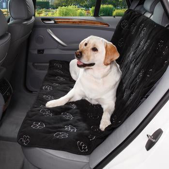 Cruising Companion Pawprint Seat Cover - Black