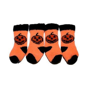 Halloween Pumpkin Dog Socks