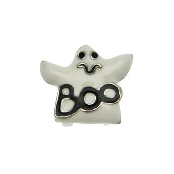 Halloween Slider Ghost Dog Collar Charm