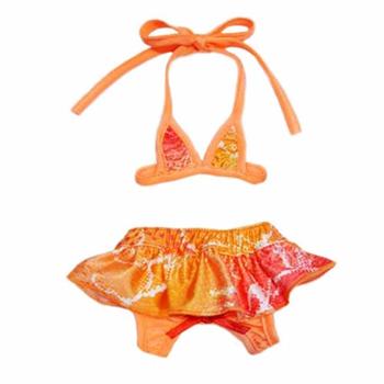 Hanalei Dog Bikini - Tangerine