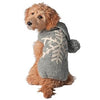 Handmade Alpaca Snowflake Dog Sweater Hoodie - Gray