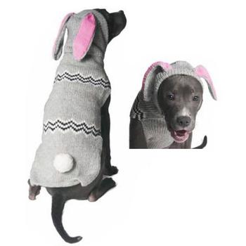 Handmade Bunny Wool Hooded Dog Sweater