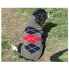 Handmade Classic Argyle Wool Dog Sweater - Gray