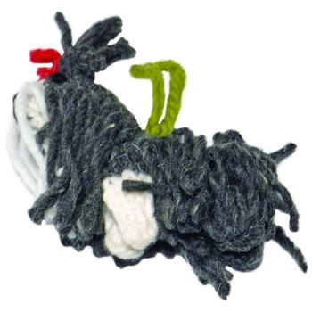 Handmade Knit Tree Dog Ornament - Shih Tzu