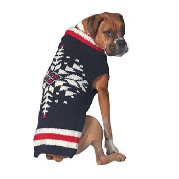 Handmade Nordic Ski Team Wool Dog Sweater