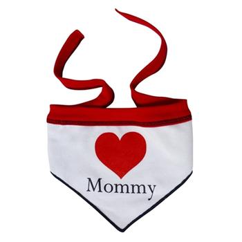 Heart Mommy Dog Bandana Scarf