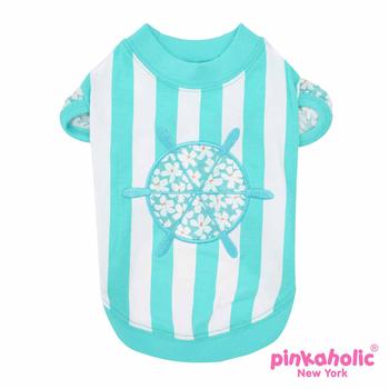 Helm Dog Shirt by Pinkaholic - Aqua