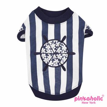 Helm Dog Shirt by Pinkaholic - Navy