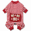 Ho Ho Ho Dog Pajamas - Red/White