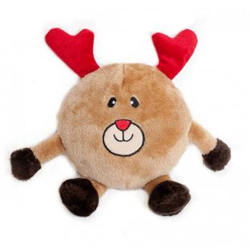 Holiday Brainey Dog Toy - Reindeer