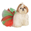 Holiday Dog Tutu  - Green and Red