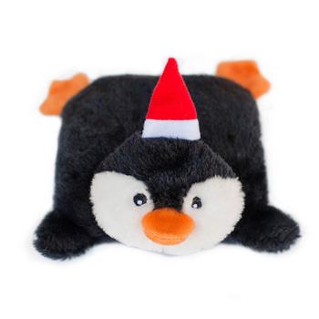 Holiday Squeakie Pad Dog Toy - Penguin