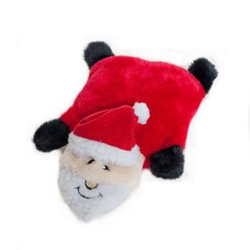 Holiday Squeakie Pad Dog Toy - Santa