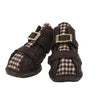 Houndstooth Dog Shoes by Puppia - Brown