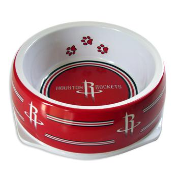 Houston Rockets Plastic Dog Bowl