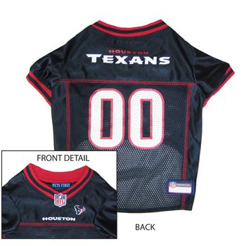 Houston Texans Officially Licensed Dog Jersey - Red Trim