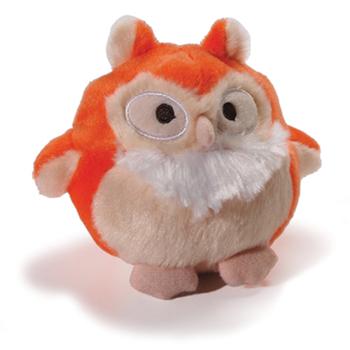 Howling Hoots Dog Toy - Orange