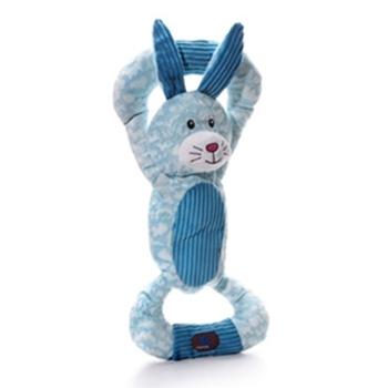 Huggable Tuggables Dog Toy - Blue Bunny