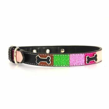 Ice Cream Dog Collar - Pink Neapolitan Bone