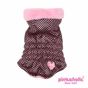 Imperial Hooded Dog Vest by Pinkaholic - Pink