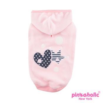 Inocente Hooded Dog Shirt by Pinkaholic - Indian Pink