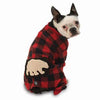 Jackson Polar Bear Dog Pajamas - Red/Black