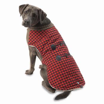 Jackson Toggle Dog Jacket - Red/Black