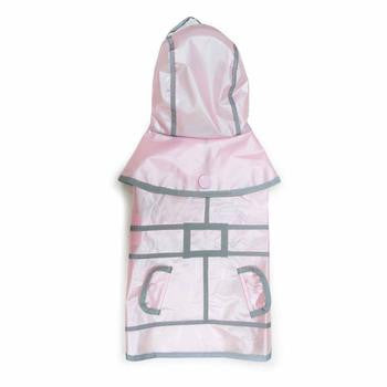 Jelly Dog Raincoat by Dogo - Pink - 4 Pet Supply