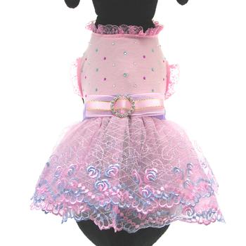 Kaelyn Party Dog Dress - Pink