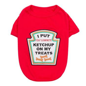 Ketchup Licker Dog Costume Shirt