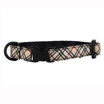 Kitty Breakaway Cat Collar - Tan Tartan