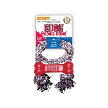 Kong Goodie Bone with Rope Dog Toy